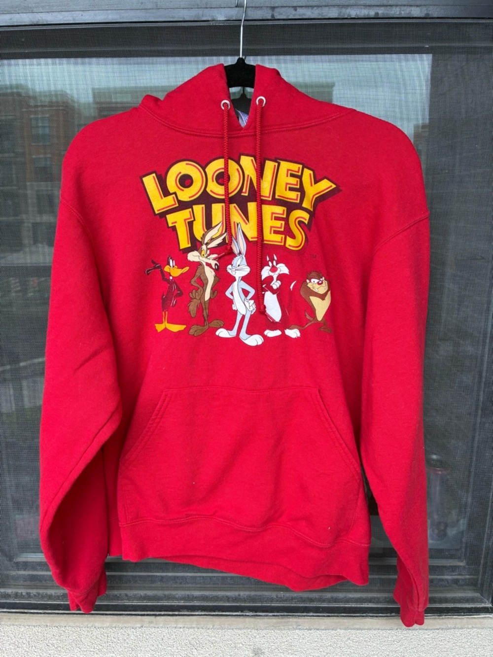 Vintage Jerzees Red NuBlend Pullover Hoodie